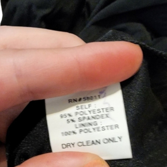 David meister long sleeve midi black dress size 2 - Picture 6 of 7